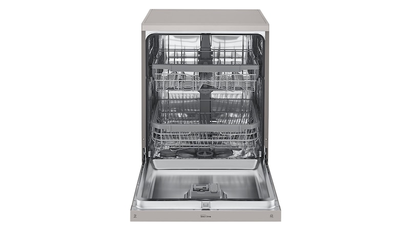 LG 14 Place QuadWash® Dishwasher in Platinum Steel Finish, XD4B14PS